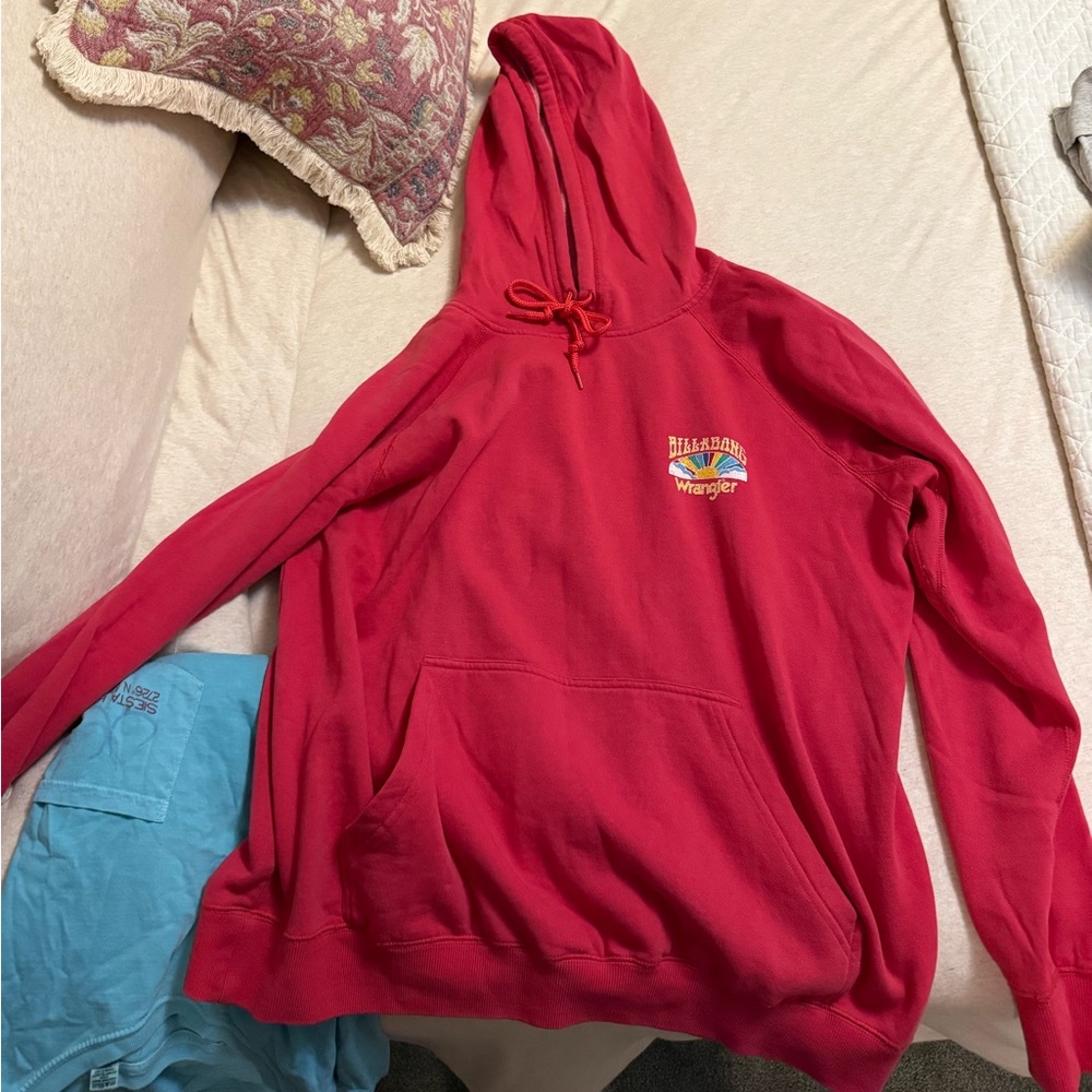 Wrangler Billabong Red Hoodie